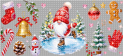 16oz Christmas-S  2168